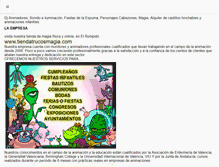 Tablet Screenshot of hinchablesyanimacionesleo.com